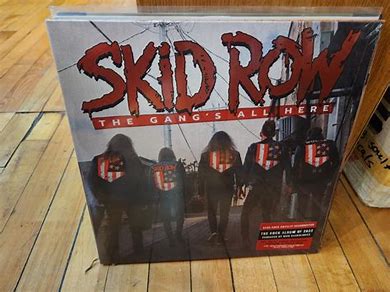 SKID ROW - THE GANGS ALL HERE- RED & WHITE SPLATTER VINYL LIMITED EDITON