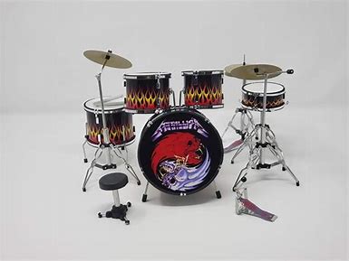 METALLICA - THE ART OF MINIATURE DRUM SET