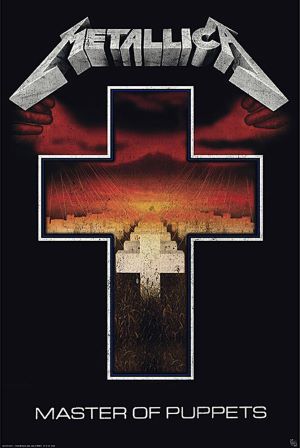 METALLICA - MASTER OF PUPPETS ALBUM - POSTER - 24X36"