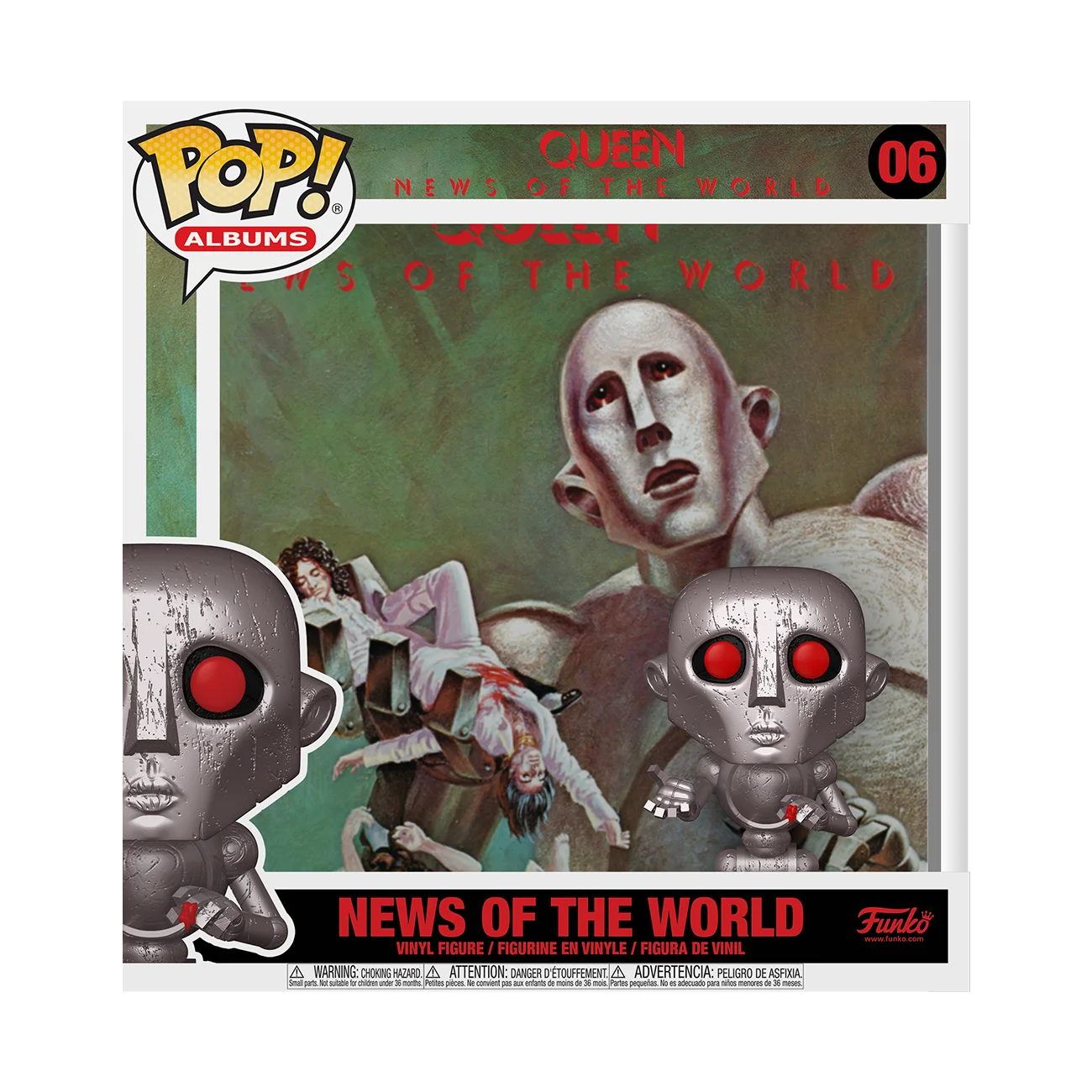 QUEEN - NEWS OF THE WORLD ALBUM #06 - FUNKO POP ALBUM