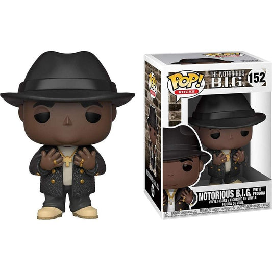 THE NOTORIOUS B.I.G. - NOTORIOUS B.I.G. WITH FEDORA #152 - FUNKO POP FIGURE