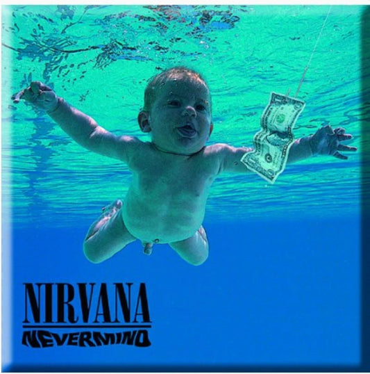 NIRVANA - NEVERMIND - SQUARE MAGNET