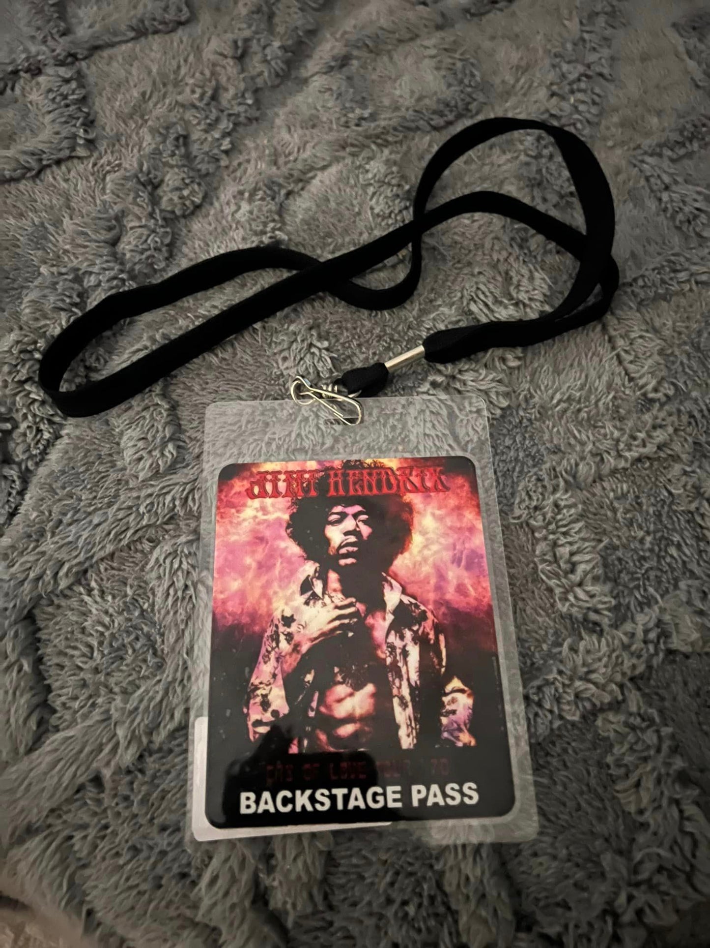 BACKSTAGE PASS - JIMI HENDRIX - LICENSED MERCHANDISE