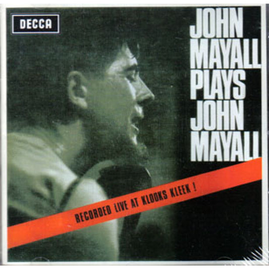 MAYALL, JOHN - PLAYS JOHN MAYALL - LIVE AT KLOOKS KLEEK (COLOURED VINYL)   - NEW VINYL