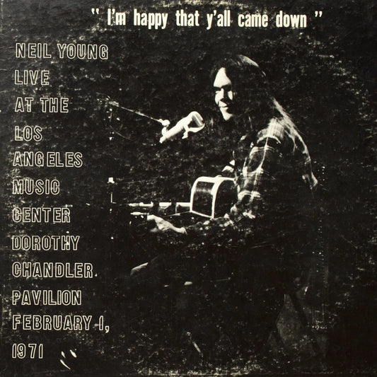 NEIL YOUNG - DOROTHY CHANDLER PAVILION 1971 - 180 GRAM VINYL OFFICIAL BOOTLEG SERIES 2022 RELEASE - (*NM) USED VINYL
