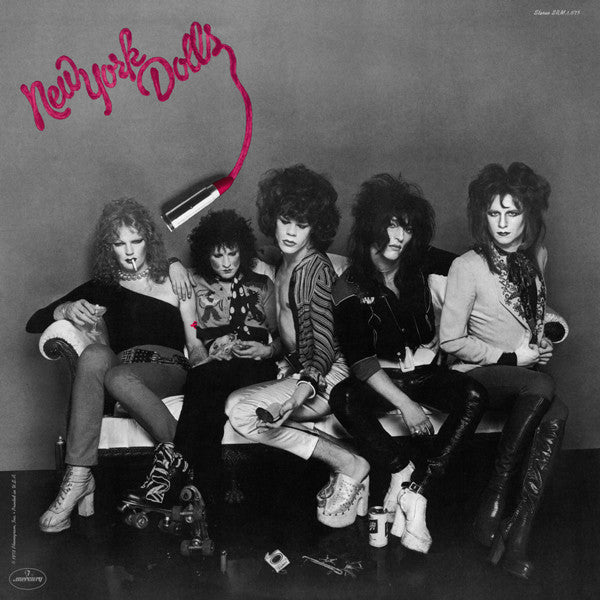 NEW YORK DOLLS - NEW YORK DOLLS/  TOO MUCH TOO SOON  - 1973 ORIGINAL PRESSING - USED VINYL