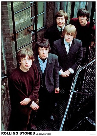 PER6685-THE ROLLING STONES STAIRWELL GROUP PORTRAIT - LARGE POSTER 24X36"