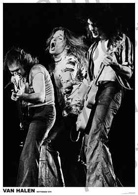 PER6907-VAN HALEN ROTTERDAM 1979 - LARGE POSTER 24X36"