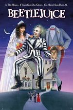 PER8889-BEETLEJUICE MOVIE POSTER - LARGE POSTER 24X36"