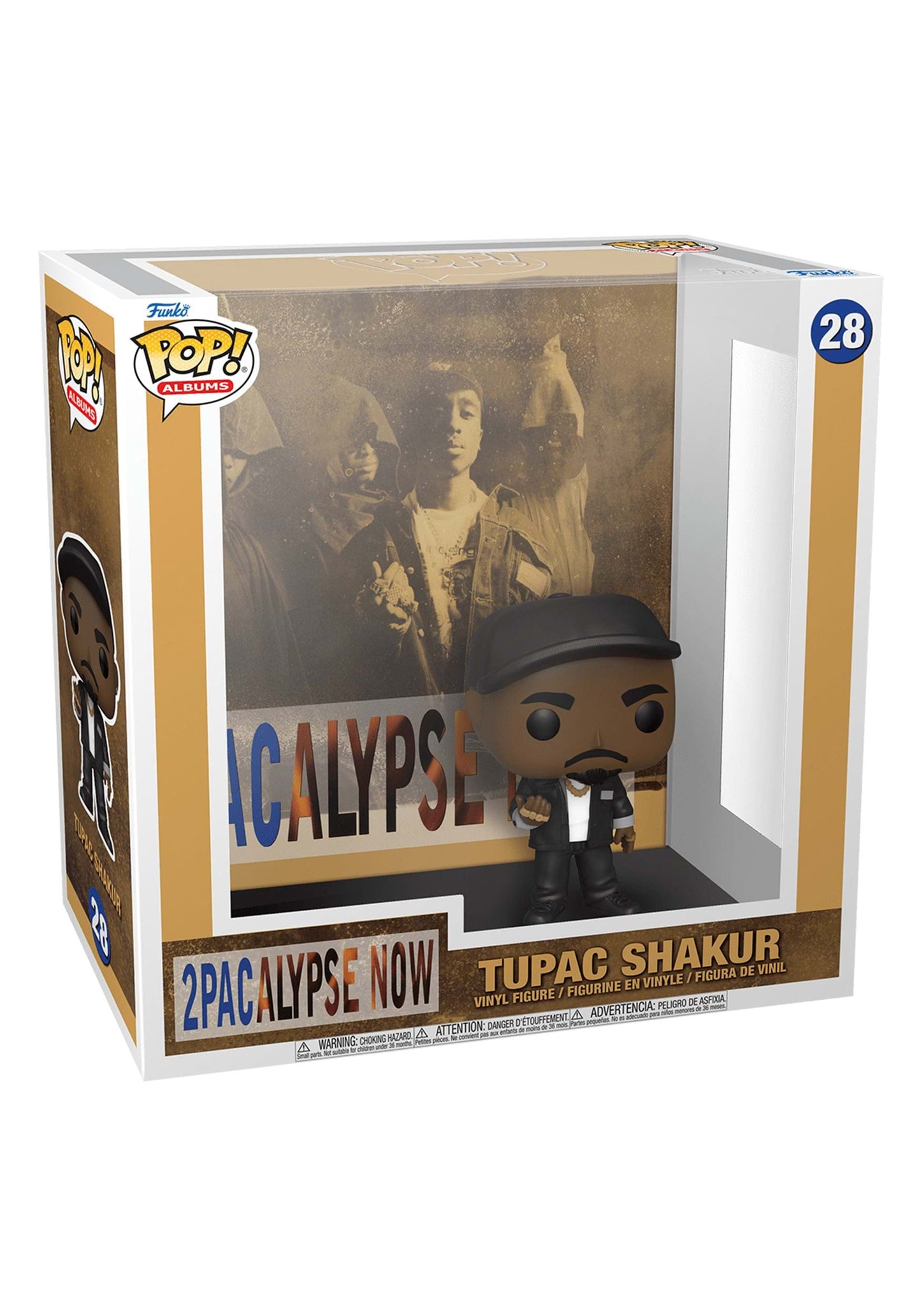 TUPAC SHAKUR - 2PACALYPSE NOW ALBUM #28 - FUNKO POP ALBUM