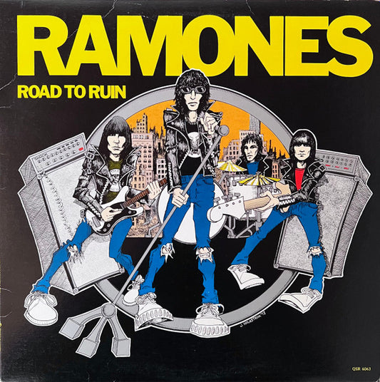 RAMONES, THE - ROAD TO RUIN - 1978 original vinyl - USED VINYL