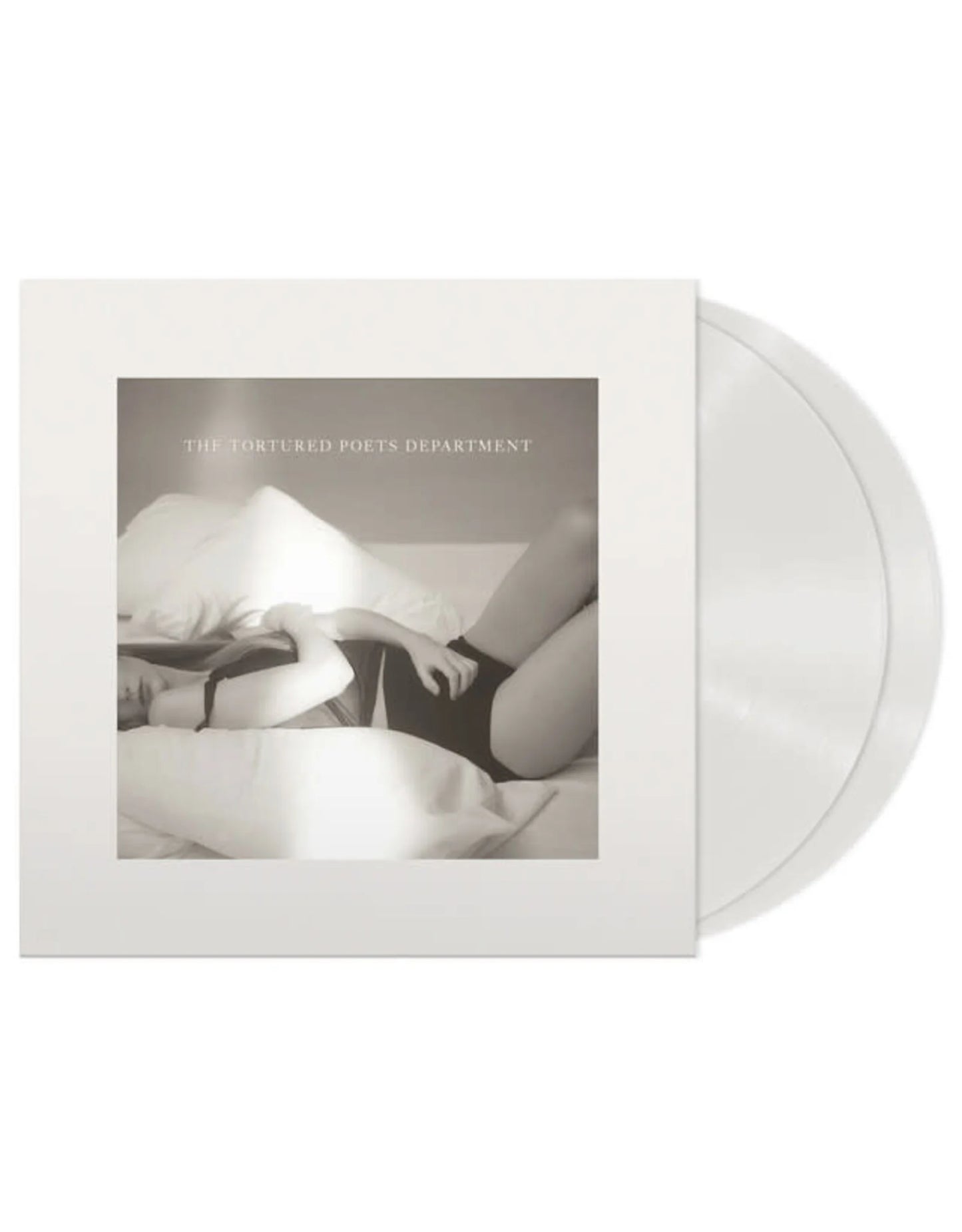 SWIFT, TAYLOR - THE TORTURED POETS DEPARTMENT GHOSTED WHITE VINYL 2LP W/ BONUS TRACK "THE MANUSCRIPT"