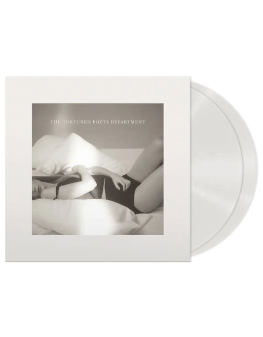 SWIFT, TAYLOR - THE TORTURED POETS DEPARTMENT GHOSTED WHITE VINYL 2LP W/ BONUS TRACK "THE MANUSCRIPT"