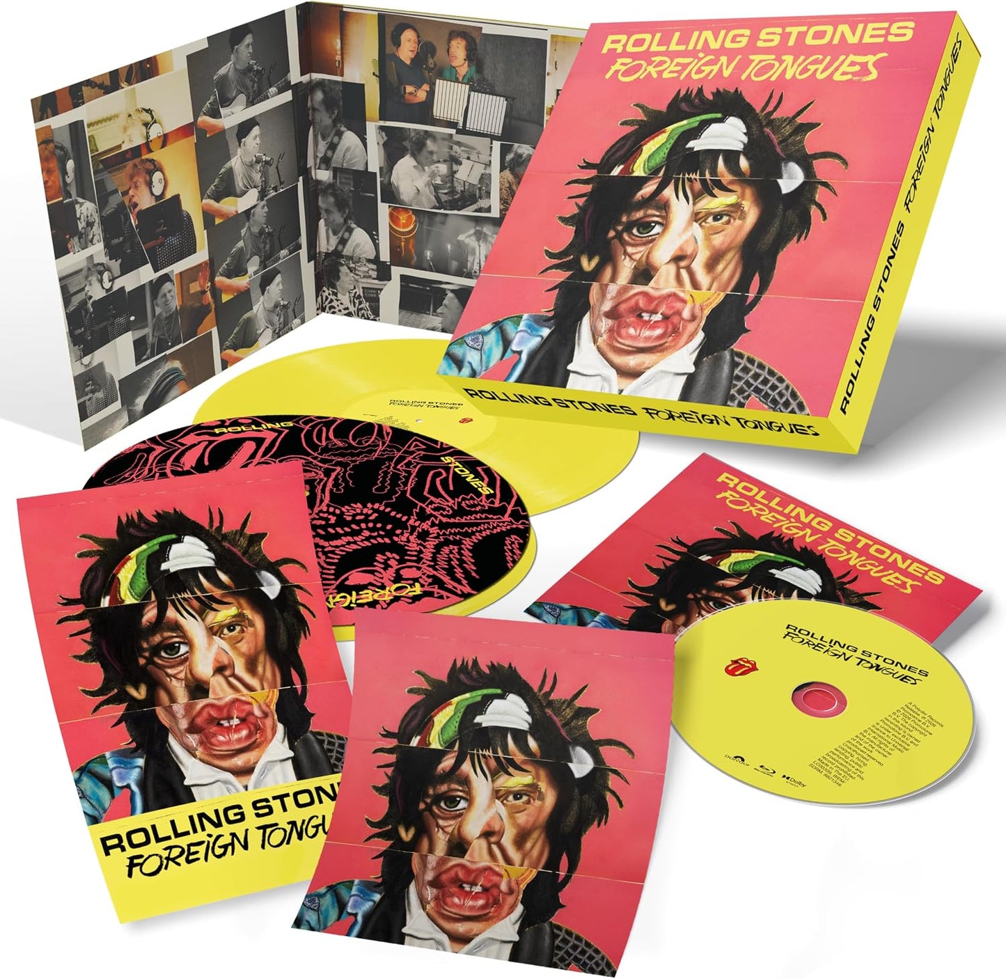 ROLLING STONES - FOREIGN TONGUES  (Boxset 2LP Yellow Vinyl + Blu-Ray 2026) - NEW VINYL
