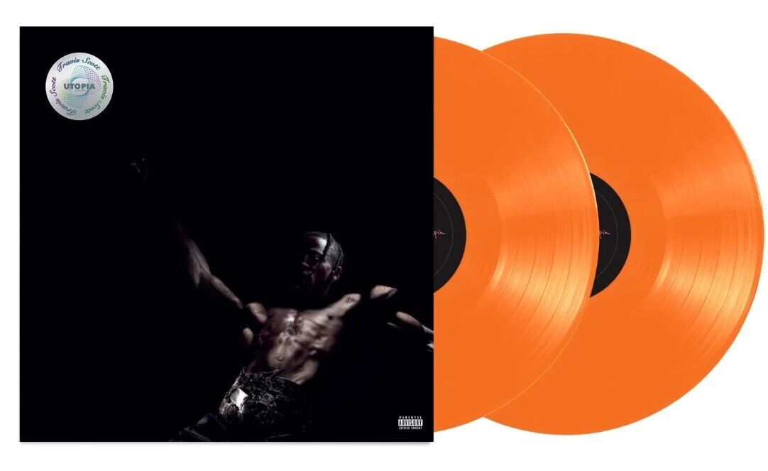 TRAVIS SCOTT - UTOPIA - NEW TRANSLUCENT ORANGE VINYL