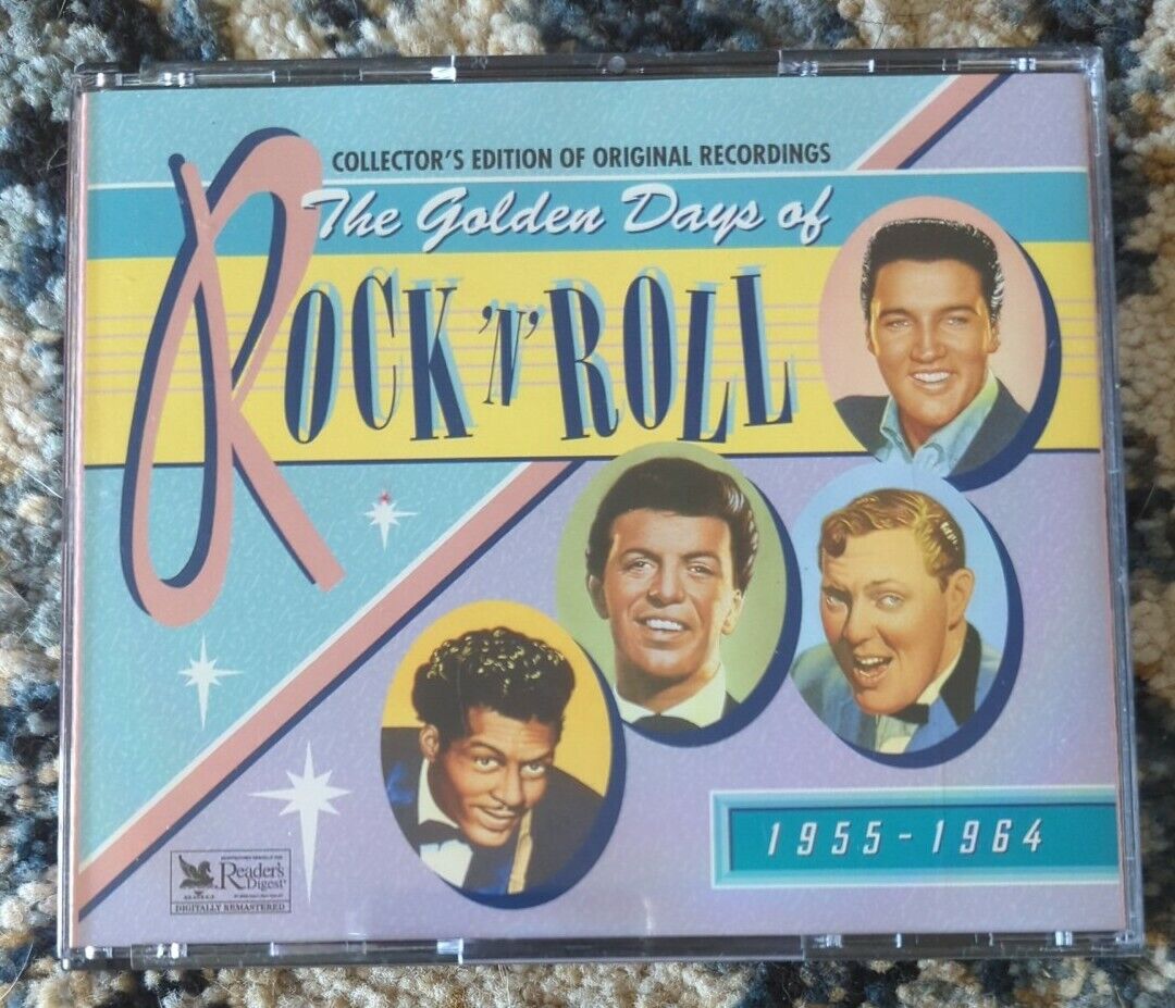 THE GOLDEN DAYS OF ROCK N ROLL- 1955-1964- USED 2 CD SET COLLECTORS EDITION