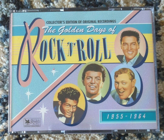THE GOLDEN DAYS OF ROCK N ROLL- 1955-1964- USED 2 CD SET COLLECTORS EDITION