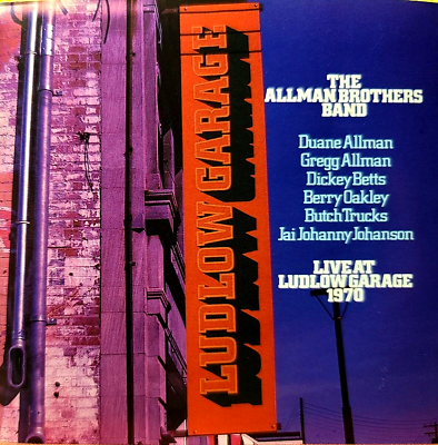 THE ALLMAN BROTHERS BAND- LIVE AT LUDLOW GARAGE 1970- 2CD USED CD