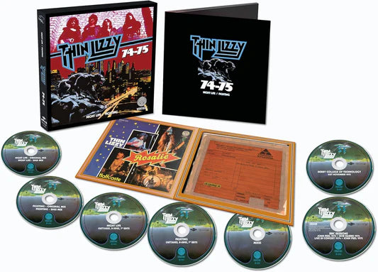 THIN LIZZY - NIGHTLIFE/FIGHTING 1974-75 - 40TH ANNIVERSARY SUPER DELUXE 7 DISC (CD/BLURAY) - NEW CD